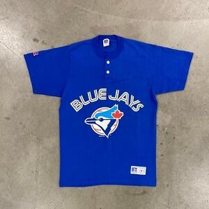 Vintage 90s Toronto Blue Jays Russell Athletic MLB Baseball 1995 Jersey Size M
